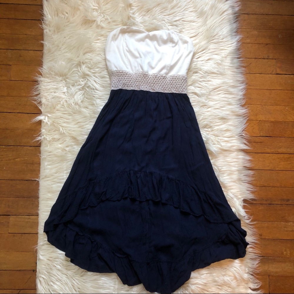 Wet Seal Strapless High Low Dress Sz M